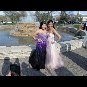 Purple/black prom dress!